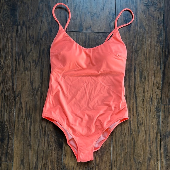 Victoria's Secret Swim Victorias Secret Orange Scoop Back One Piece